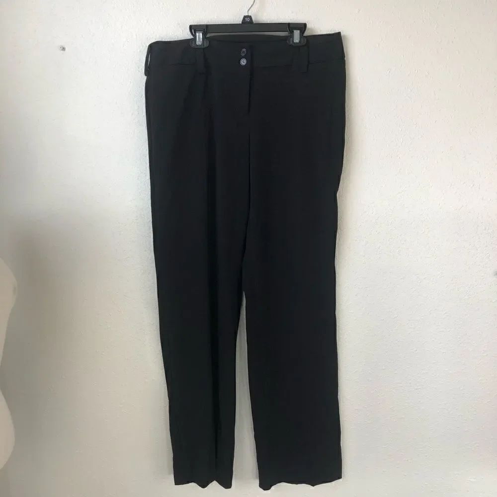 NWT Passports Black Slacks Size 10